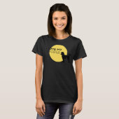 T-shirt J'aime mon caniche jaune (Devant entier)