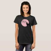 T-shirt J'aime mon caniche rose (Devant entier)
