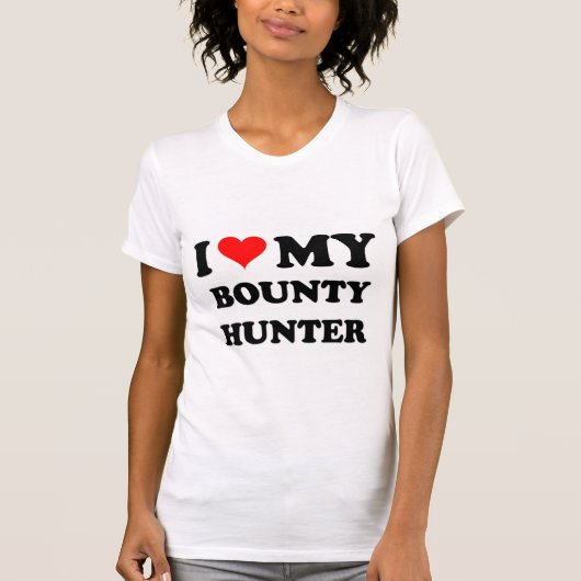 T-shirt J'aime mon chasseur de générosité (Devant)