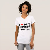 T-shirt J'aime mon chasseur de générosité (Devant entier)