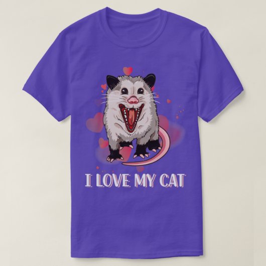 T-shirt J'Aime Mon Chat (Design devant)