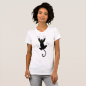 T-shirt j'aime mon chat (Devant entier)