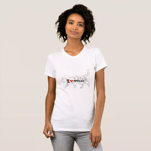 T-shirt J'aime mon chat – Conception mignonne pour amateur