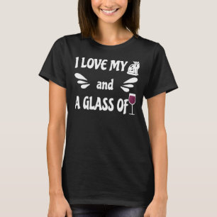 T-shirt J'Aime Mon Chat Et Un Verre De Vin 4