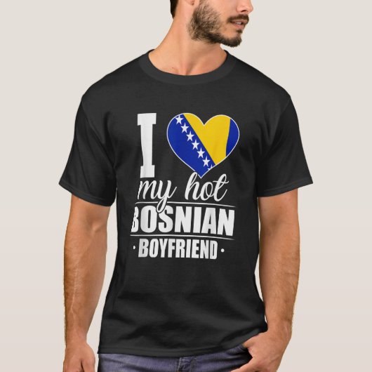 T-shirt J'Aime Mon Chaud Boyami Bosnien Bosnie-Herzégovine (Devant)