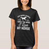 T-shirt J'Aime Mon Cheval (Devant)