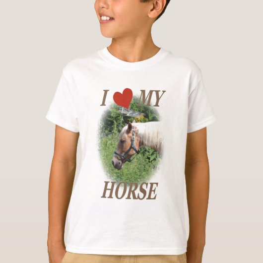 T-shirt J'aime mon cheval (Devant)