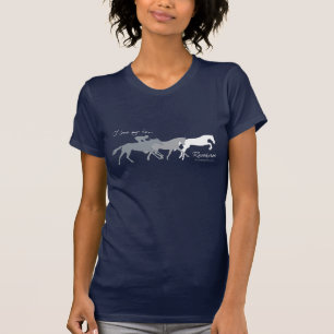 T-shirt J'aime mon cheval de course ex