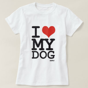 T-shirt j'aime mon chien