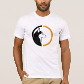 T-shirt j'aime mon chien (Devant)
