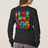 T-shirt J'Aime Mon Chien (Dos)