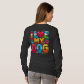 T-shirt J'Aime Mon Chien (Dos entier)