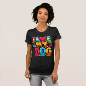 T-shirt J'Aime Mon Chien (Devant entier)