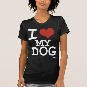 T-shirt J'aime mon chien