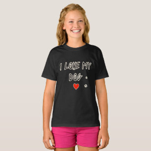 T-shirt J'aime mon chien