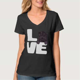 T-shirt J'aime mon chien Affenpinscher