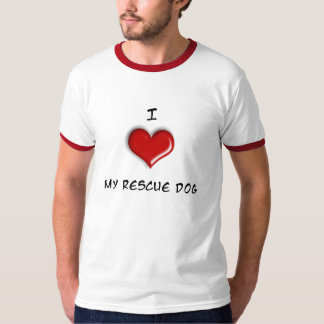 T-shirt J'aime mon chien de délivrance !
