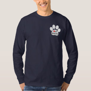 T-shirt J'aime mon chien de service