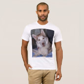 T-shirt J'aime mon chien de traîneau sibérien ! (Devant entier)