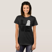 T-shirt J'aime mon chien puceron (Devant entier)