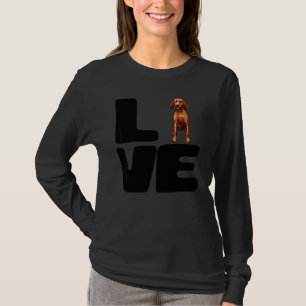 T-shirt J'aime mon chien Redbone Coonhound