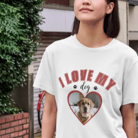 J'aime mon chien rouge Amoureux des chiens personn