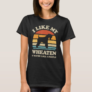 T-shirt J'Aime Mon Chien Roux À Manteau Doux À Roulettes T