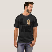 T-shirt J'aime mon chien Terrier australien (Devant entier)