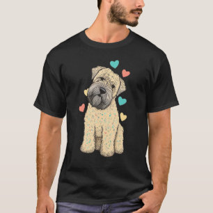 T-shirt J'aime mon chien Terrier Irlandais à poil doux Val
