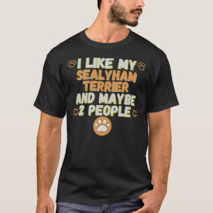 T-shirt J'Aime Mon Chih Tzu Et Peut-Être 2 Personnes