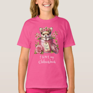 T-shirt J'AIME mon Chihuahua