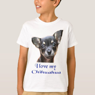 T-shirt J'aime mon Chihuahua