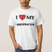 T-shirt J'aime mon chiroprakteur (Devant)