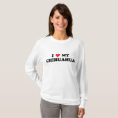 T-shirt J'aime mon chiwawa (Devant entier)