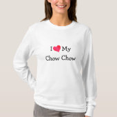 T-shirt J'Aime Mon Chow Chow (Devant)