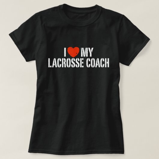 T-shirt J'Aime Mon Coach De Crosse (Design devant)