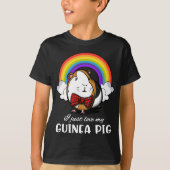 T-shirt J'Aime Mon Cochon De Guinée Mignonne Animal Cavy (Devant)