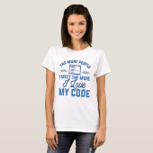 T-shirt J'aime mon code (Devant entier)
