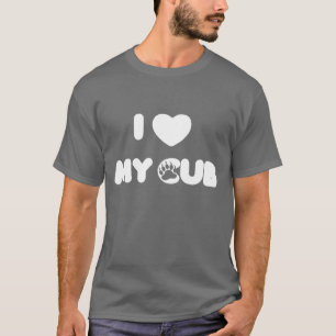 T-shirt J'aime Mon Coeur De Petit Patte