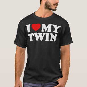 T-shirt J'Aime Mon Coeur Rouge Twin