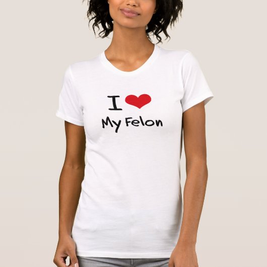 T-shirt J'aime mon criminel (Devant)