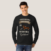 T-shirt J'Aime Mon Dachshund (Devant entier)