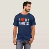T-shirt J'aime mon dentiste (Devant entier)