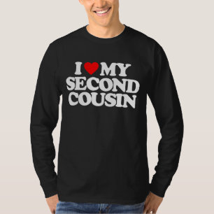 T-SHIRT J'AIME MON DEUXIÈME COUSIN