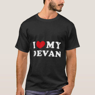 T-shirt J'Aime Mon Devan S Il Mon Devan
