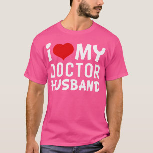 T-shirt J'Aime Mon Docteur Mari Chemises Femmes