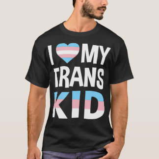 T-shirt J'Aime Mon Don Transgenre Pour Enfants