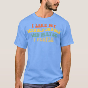 T-shirt J'Aime Mon Dragon Lourd Et Peut-Être 3 Personnes I