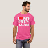 T-shirt J'aime mon Drum Major (Devant entier)