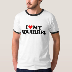 T-SHIRT J'AIME MON ÉCUREUIL
